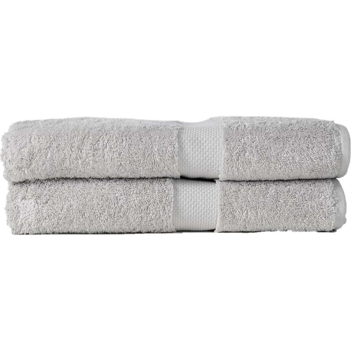 Canningvale Royal Splendour Bath Sheet Set Silver 2pc Woolworths