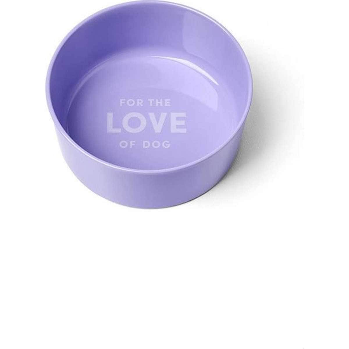Gummi Melamine Dog Bowl Pet Feeding Container S Lilac 2PK 12.5cm