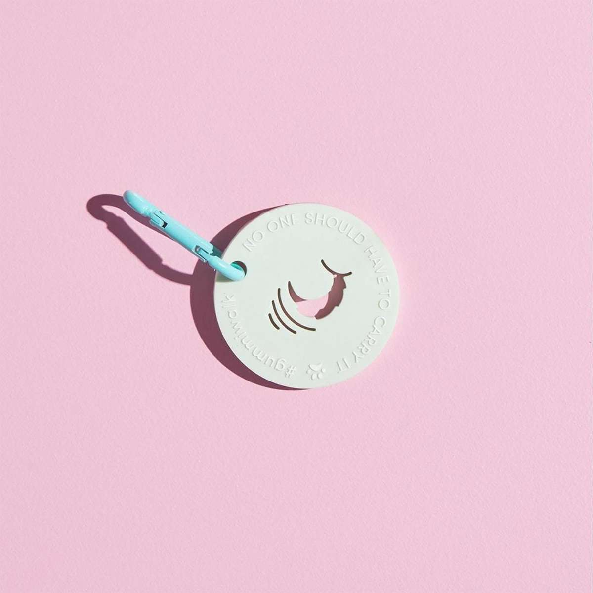 Gummi Dog Poo Bag Clip/Holder Carrier Storage Mint 2PK Woolworths