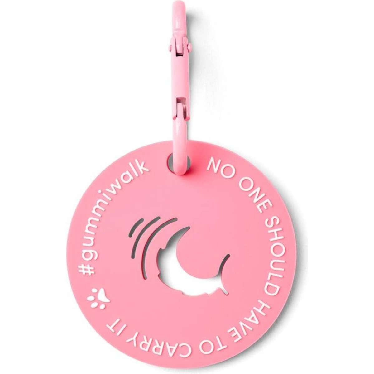 Gummi Dog Poo Bag Clip/Holder Carrier Storage Pink 2PK Woolworths