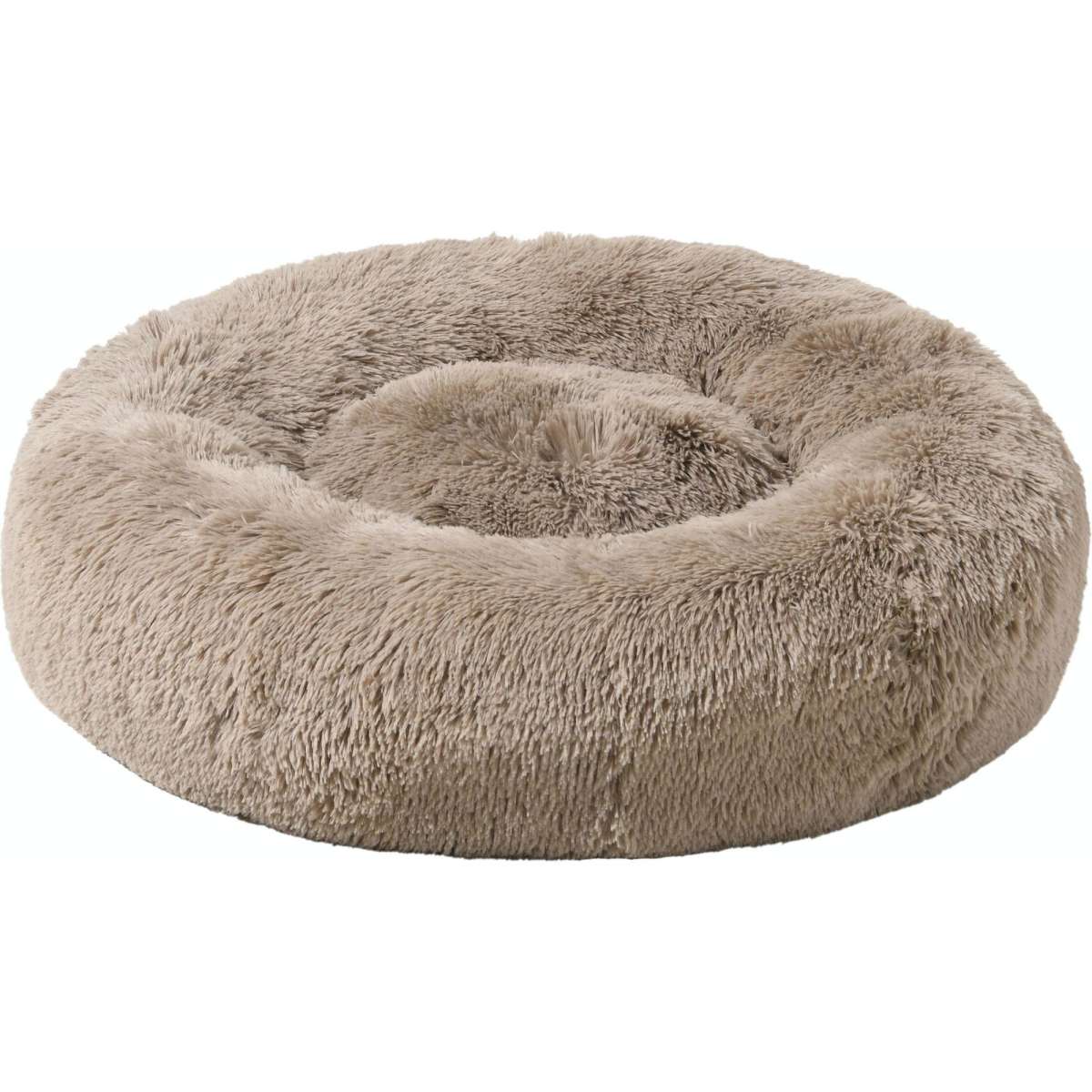 Paw Paws Faux Fur Pet Donut Bed Tan Medium 80cm x 20cm Woolworths