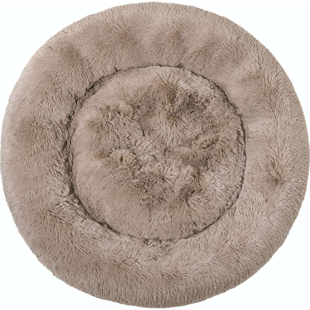 Paw Paws Faux Fur Pet Donut Bed Tan Large 100cm x 20cm Woolworths
