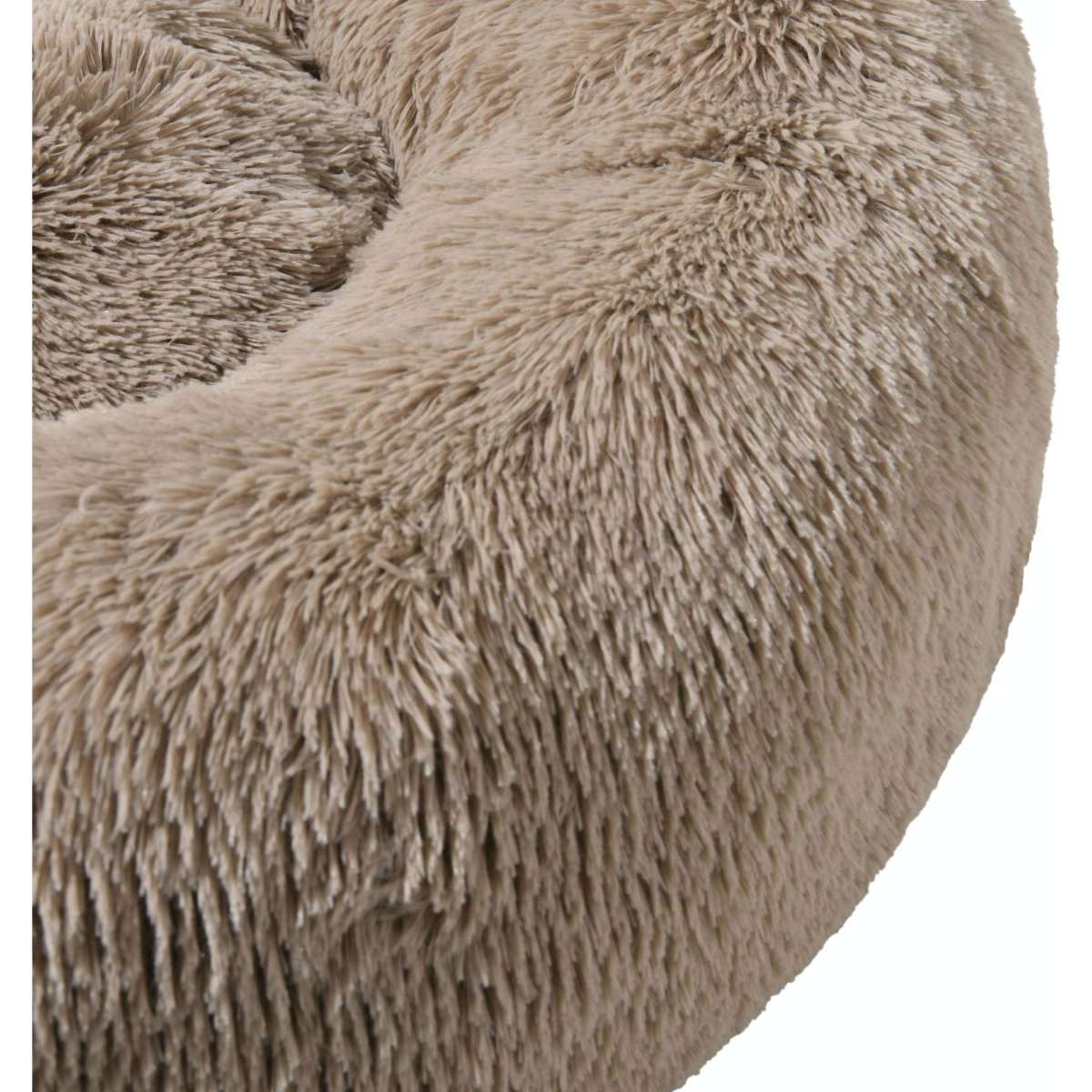Paw Paws Faux Fur Pet Donut Bed Tan Large 100cm x 20cm Woolworths