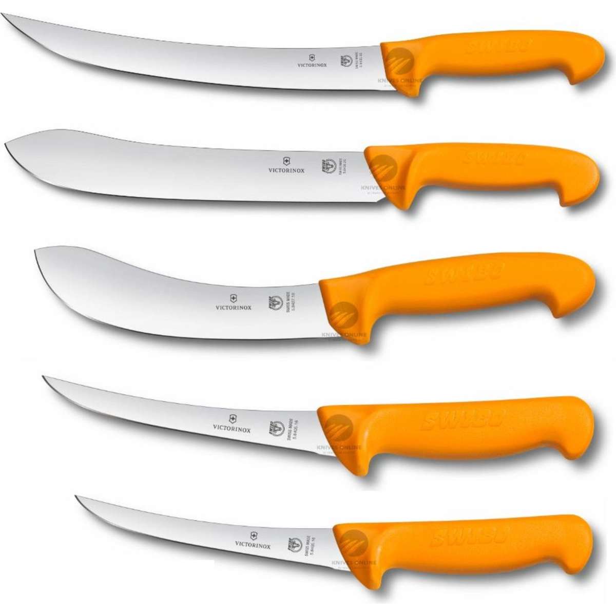 Swibo 5 Piece Butcher Breaking Skinning Boning Knife Set 5Pc | Woolworths