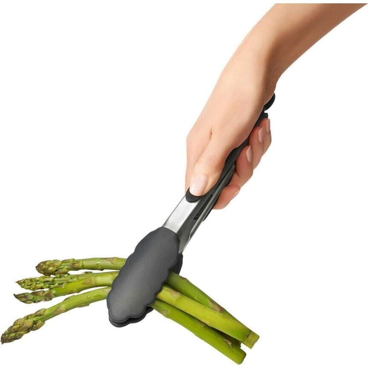 OXO Good Grips Kitchen Tongs With Silicone Head 9" / 23Cm 2 Pack