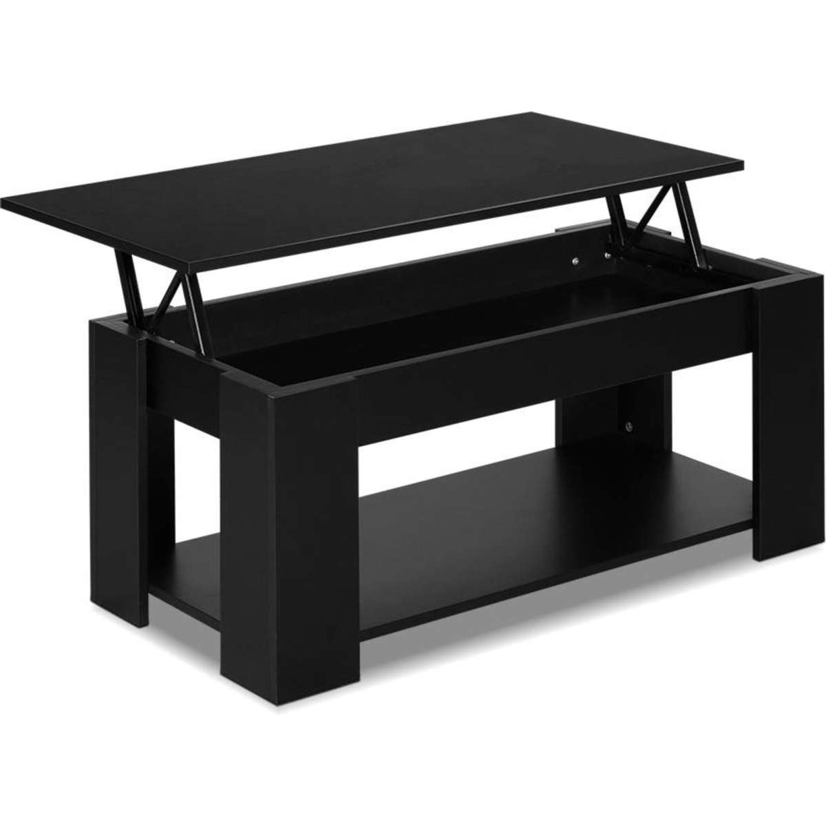 Artiss Coffee Table Lifttop Coffee Table Black Woolworths