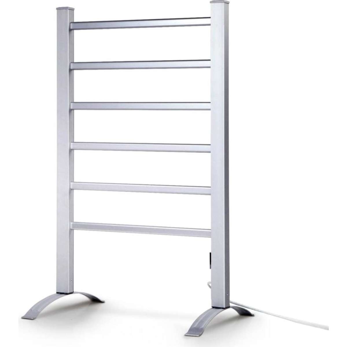 Devanti Electric Heated Towel Rail Rails Warmer Rack Aluminium Bar Bathroom  | Woolworths