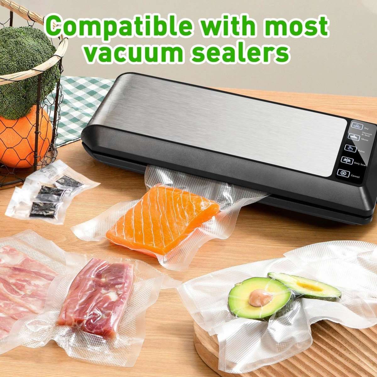 Advwin Vacuum Sealer Bags 1 Rolls Woolworths