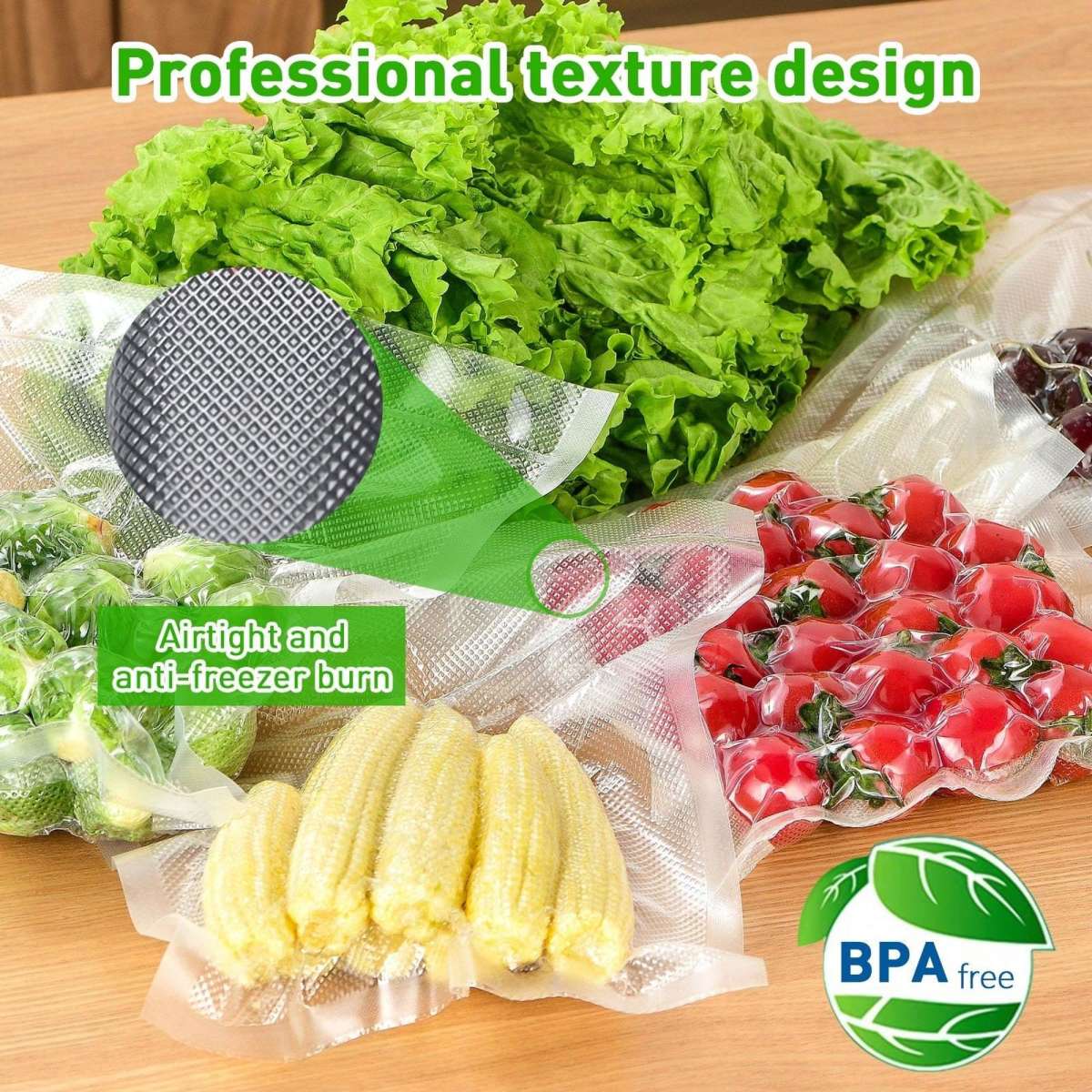 Advwin Vacuum Sealer Bags 10 Rolls 28*500cm Woolworths