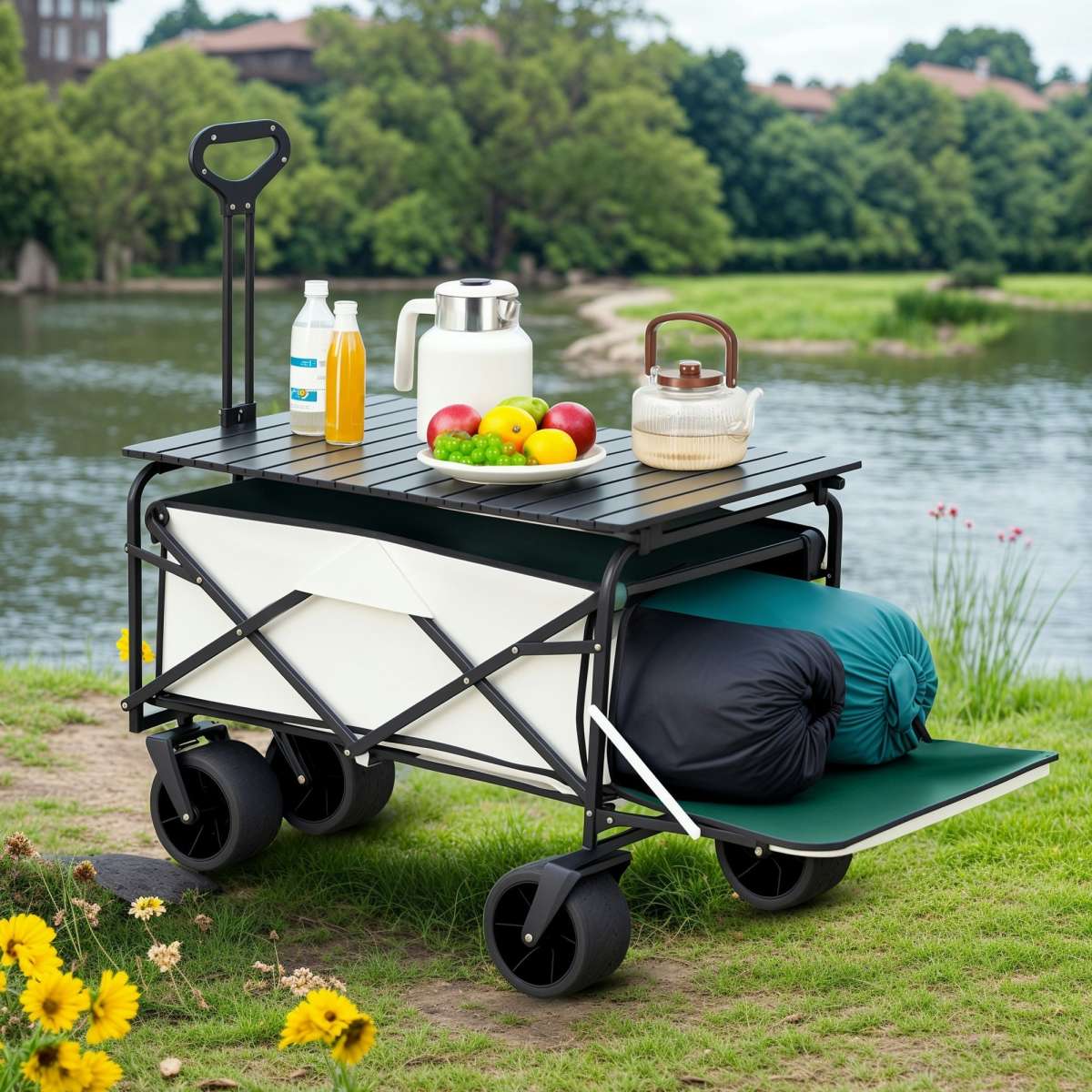 Advwin Outdoors Collapsible Wagon Cart | Woolworths