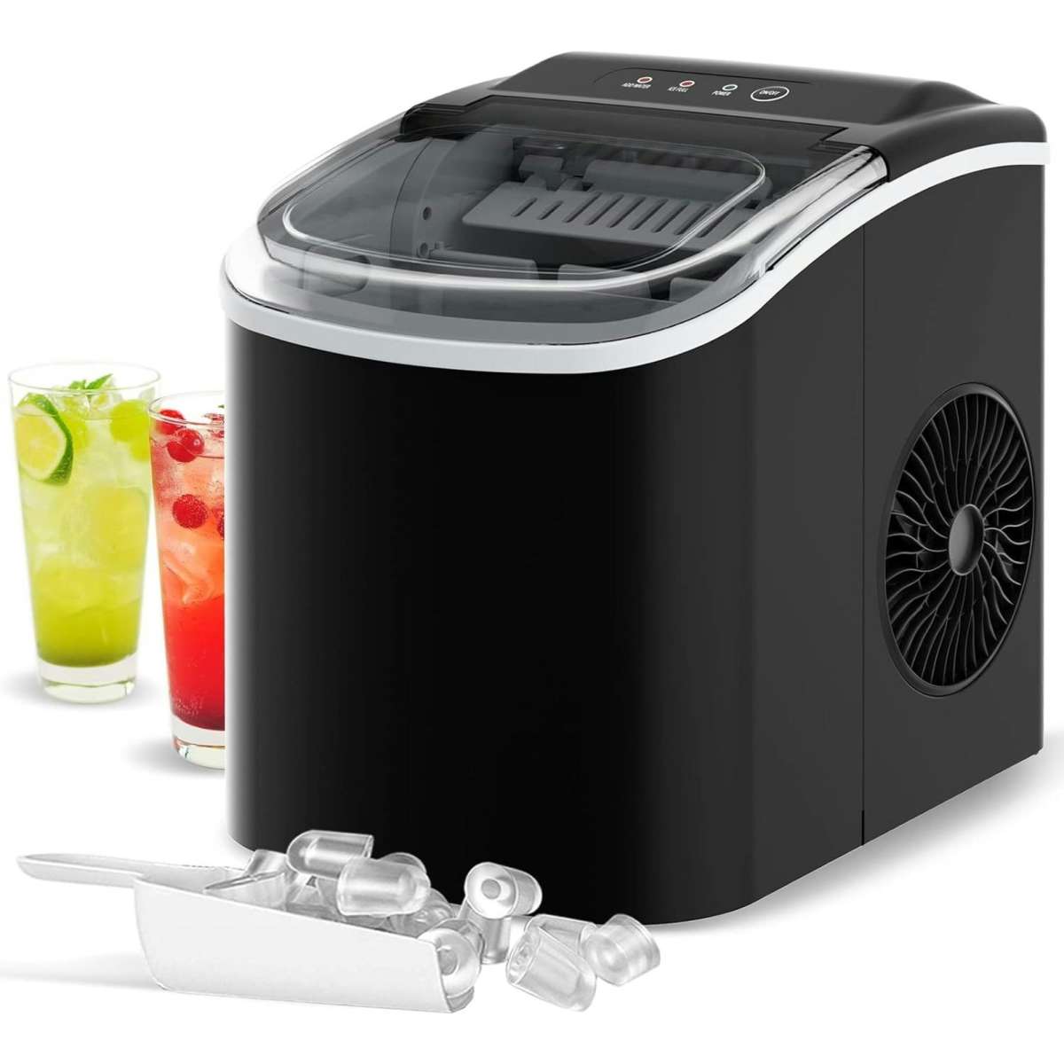 Advwin Ice Maker Portable Ice Cube Machine Home 12KG/24HR Woolworths