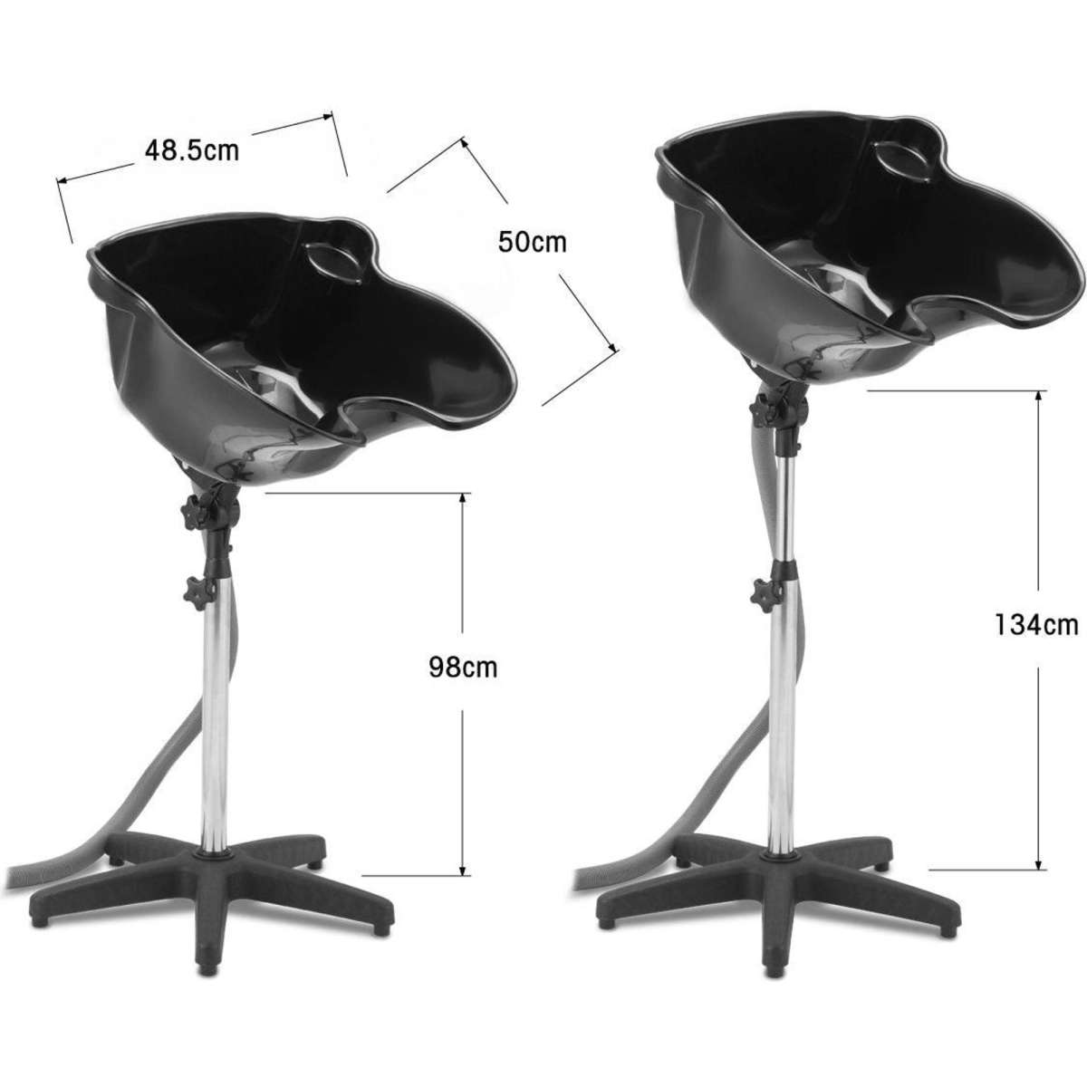 Ausway Portable Hair Washing Sink Basin Salon Large Woolworths