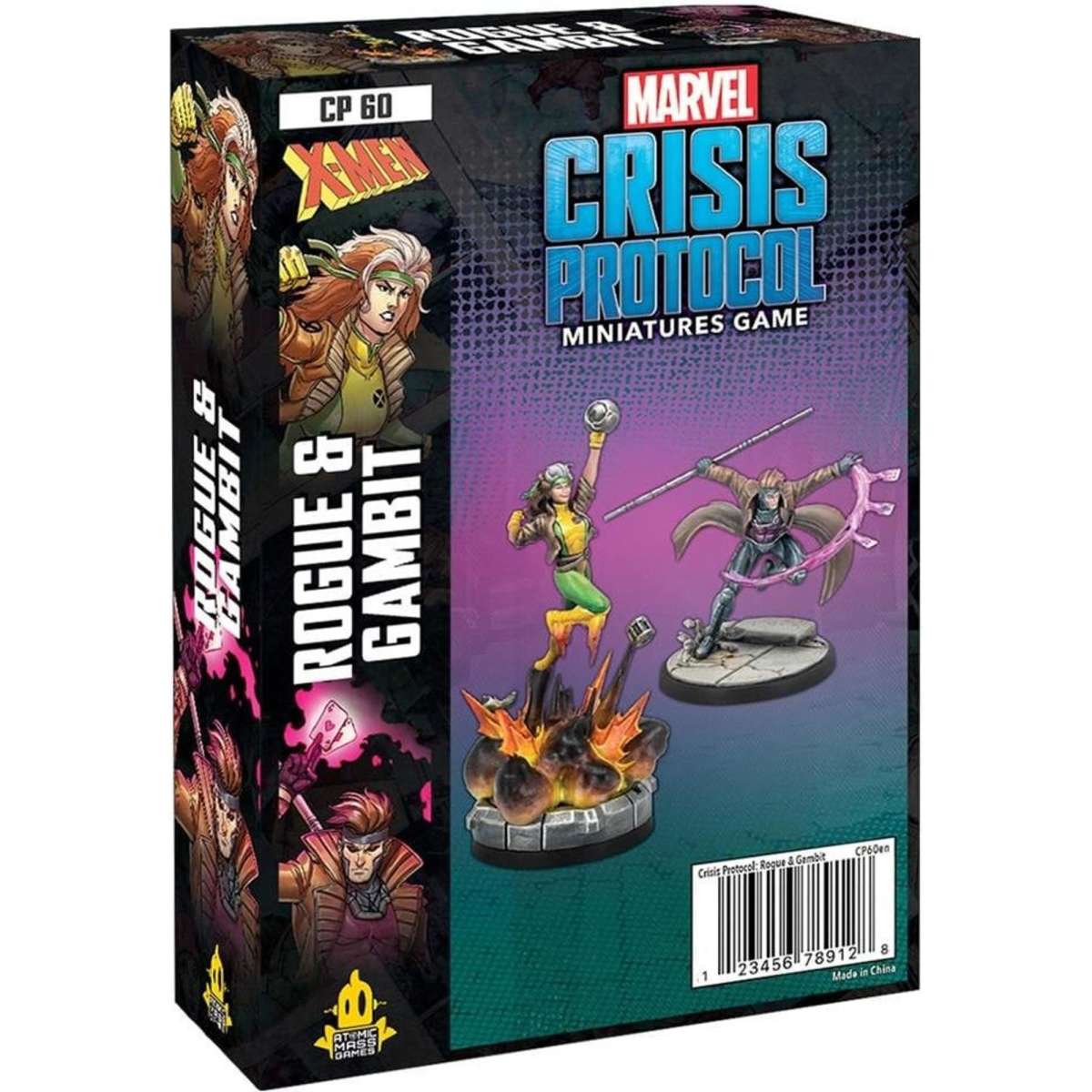 Atomic Mass Games Marvel Crisis Protocol Rogue and Gambit Character ...