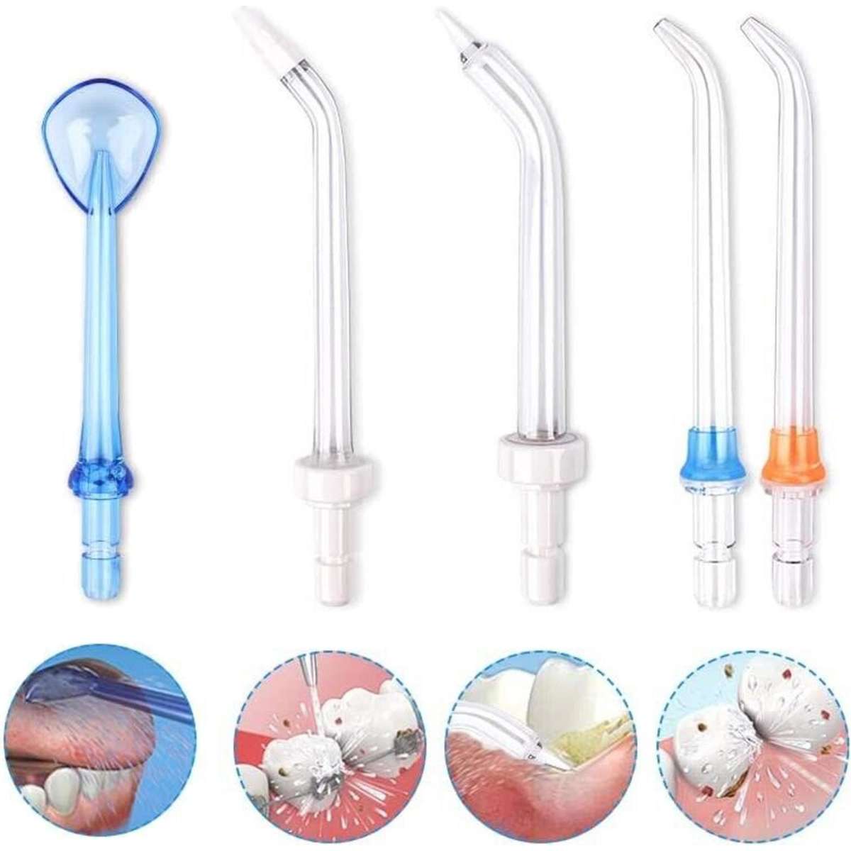 TODO Rechargeable Water Dental Jet Pick Flosser 5 Mode 110 PSI 2000mAh