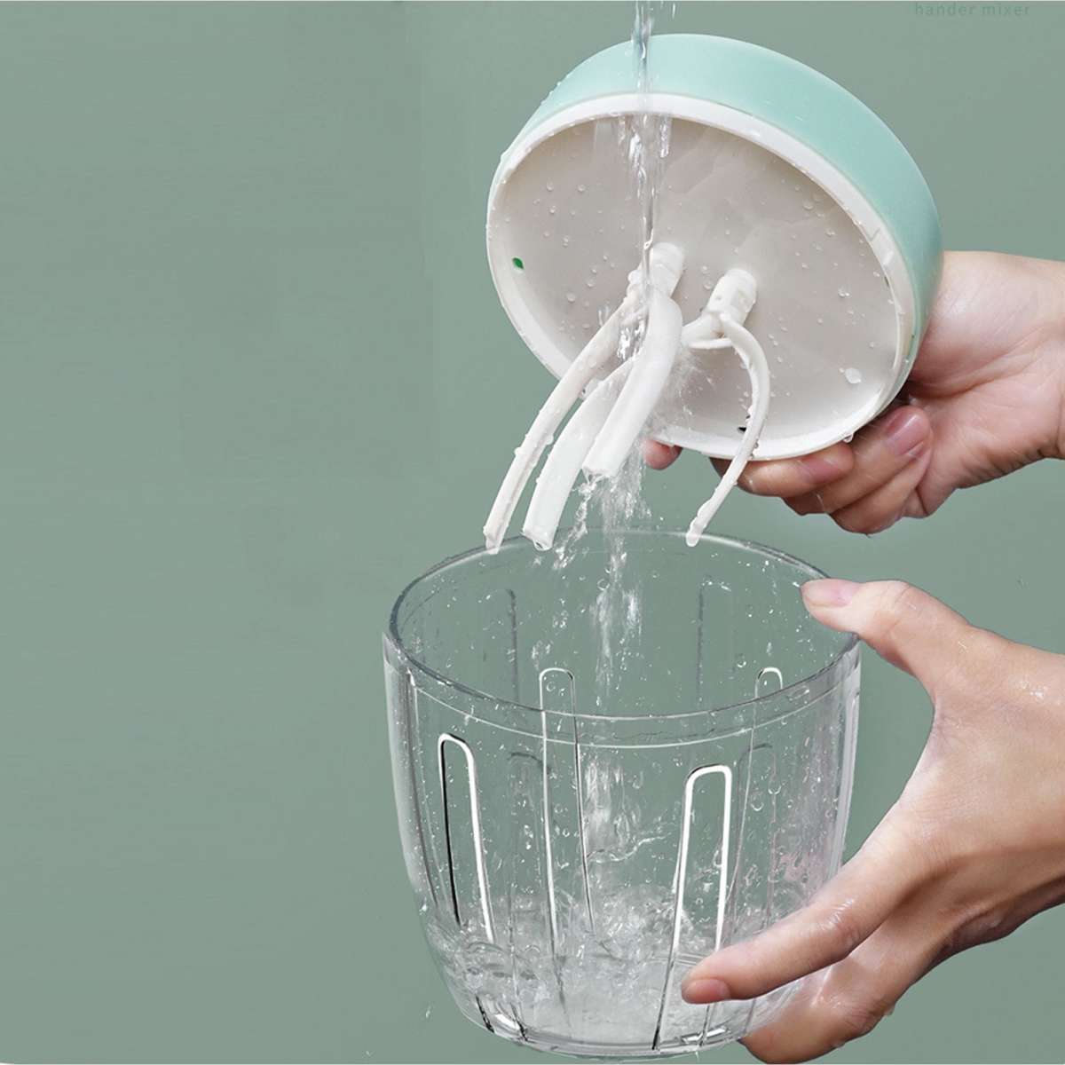 TODO Rechargeable Electric Egg Beater Whisk Whip Cream 3.7V Battery 50W