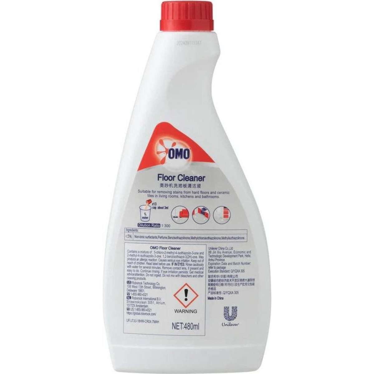 Roborock Omo Floor Cleaning Solution for All Roborock Robot & Mops