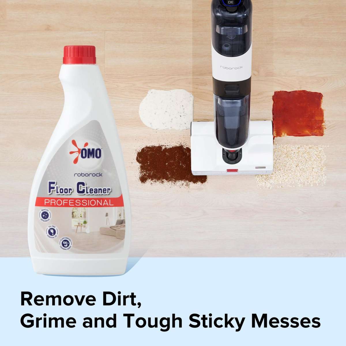 Roborock Omo Floor Cleaning Solution for All Roborock Robot & Mops