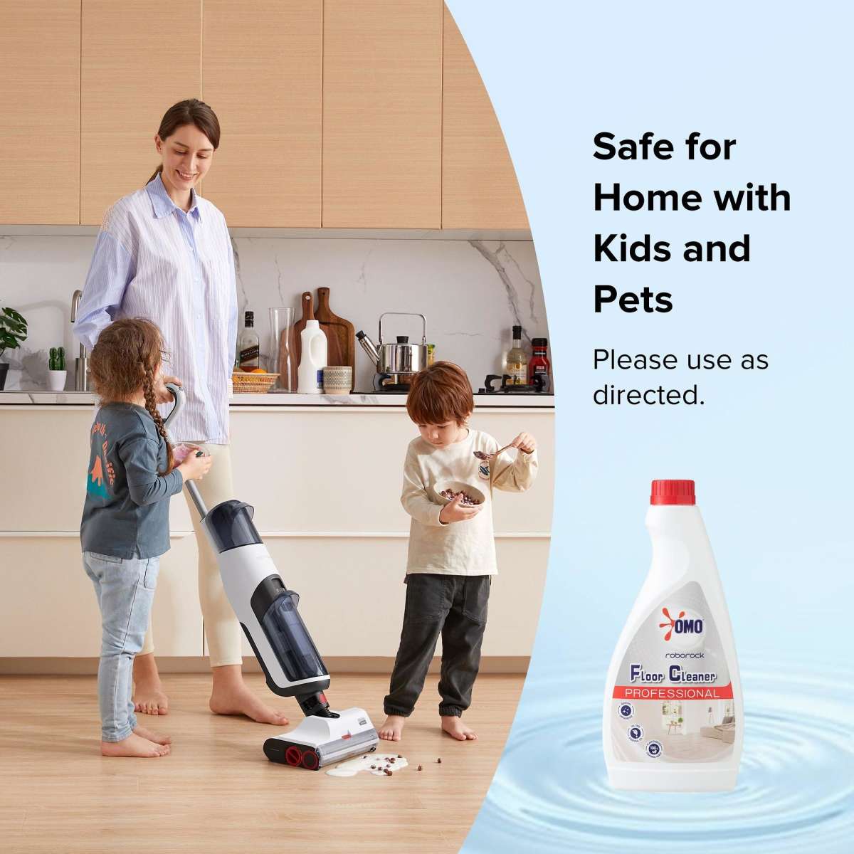 Roborock Omo Floor Cleaning Solution for All Roborock Robot & Mops