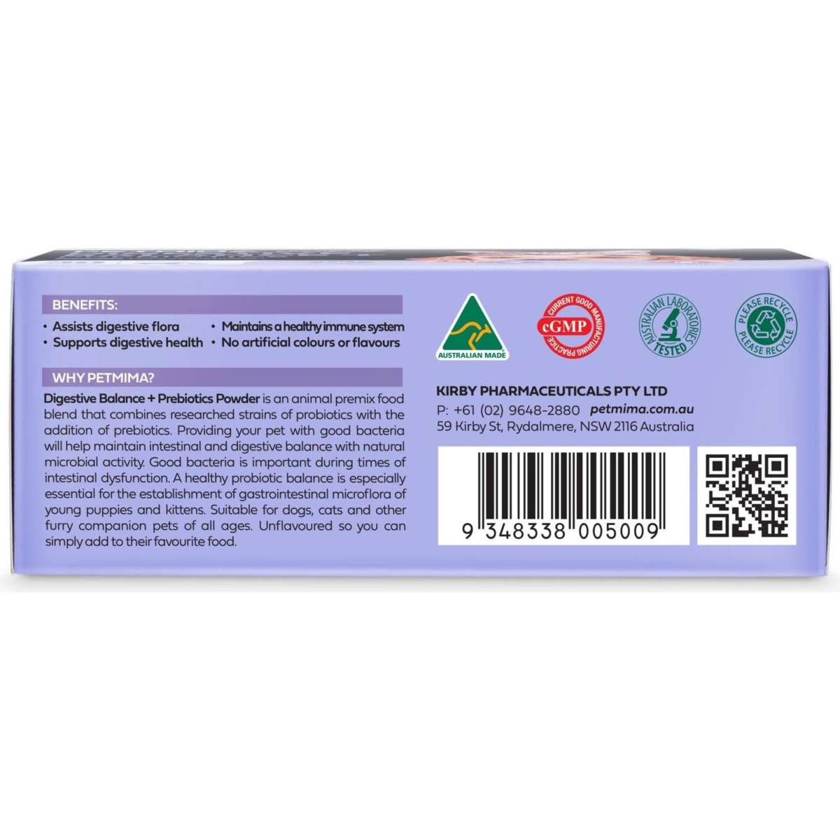 Petmima Digestive Balance and Prebiotics 2g x 30Sachets Woolworths