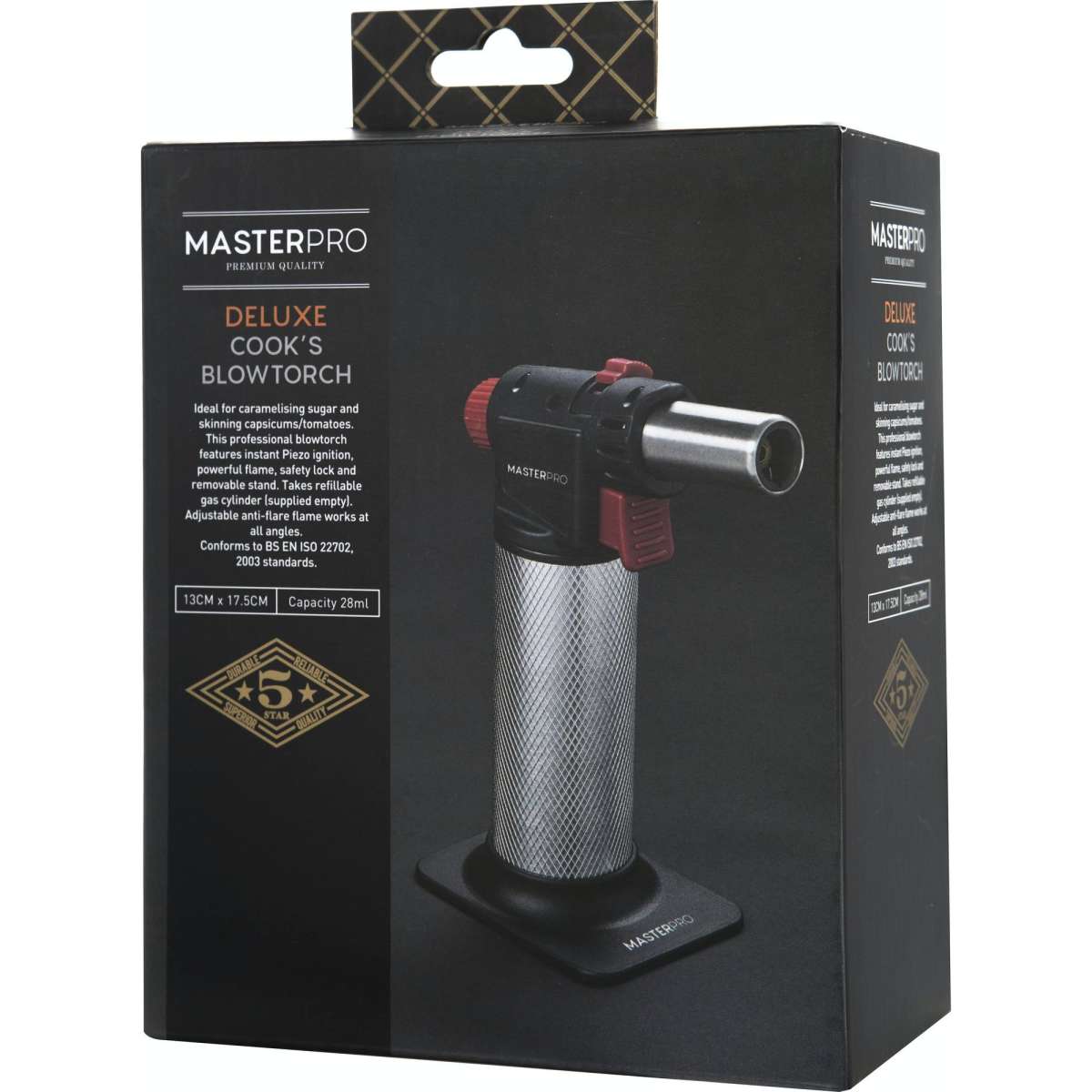 MasterPro Deluxe Professional Gas Blowtorch Cooking Food Baking BBQ