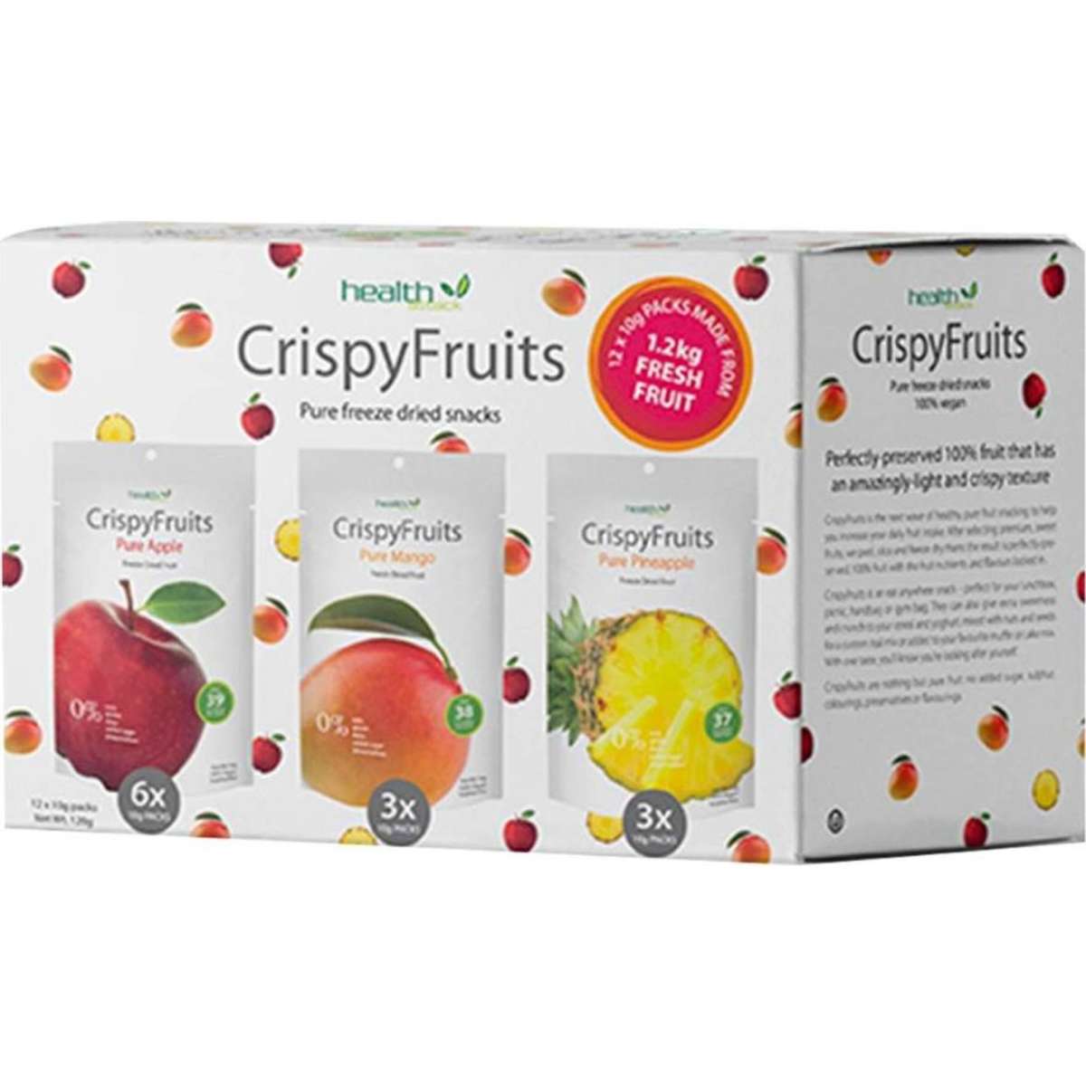 Health Attack Freeze Dried Crispy Fruits MultiBox 12 x 10g | Woolworths