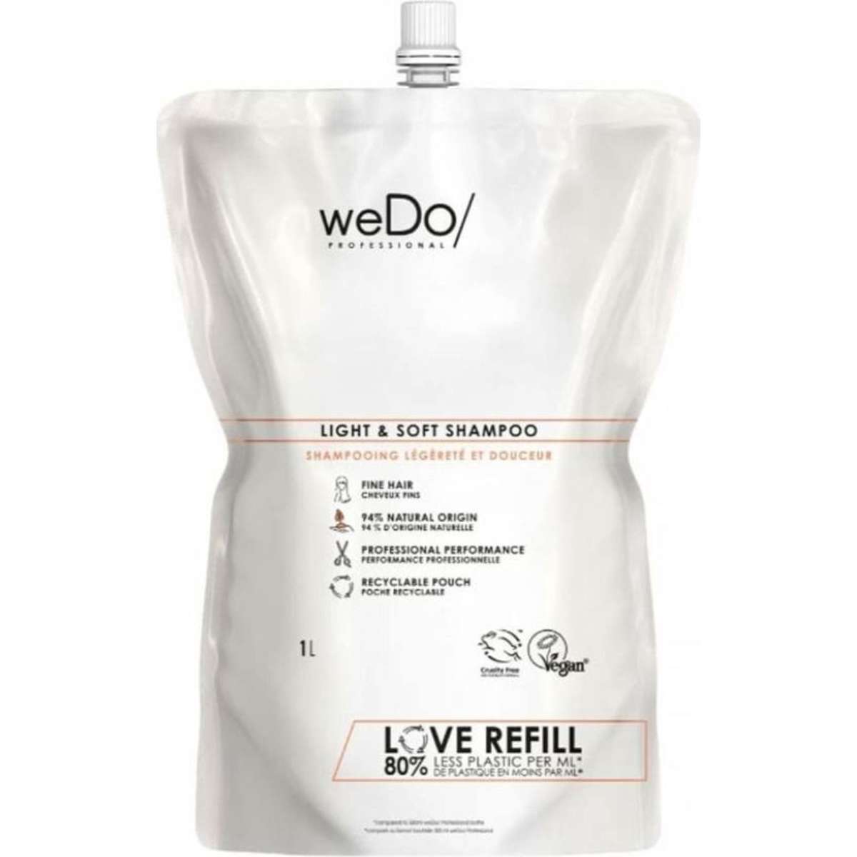 weDo Professional Light & Soft Shampoo 1L Refill | Woolworths