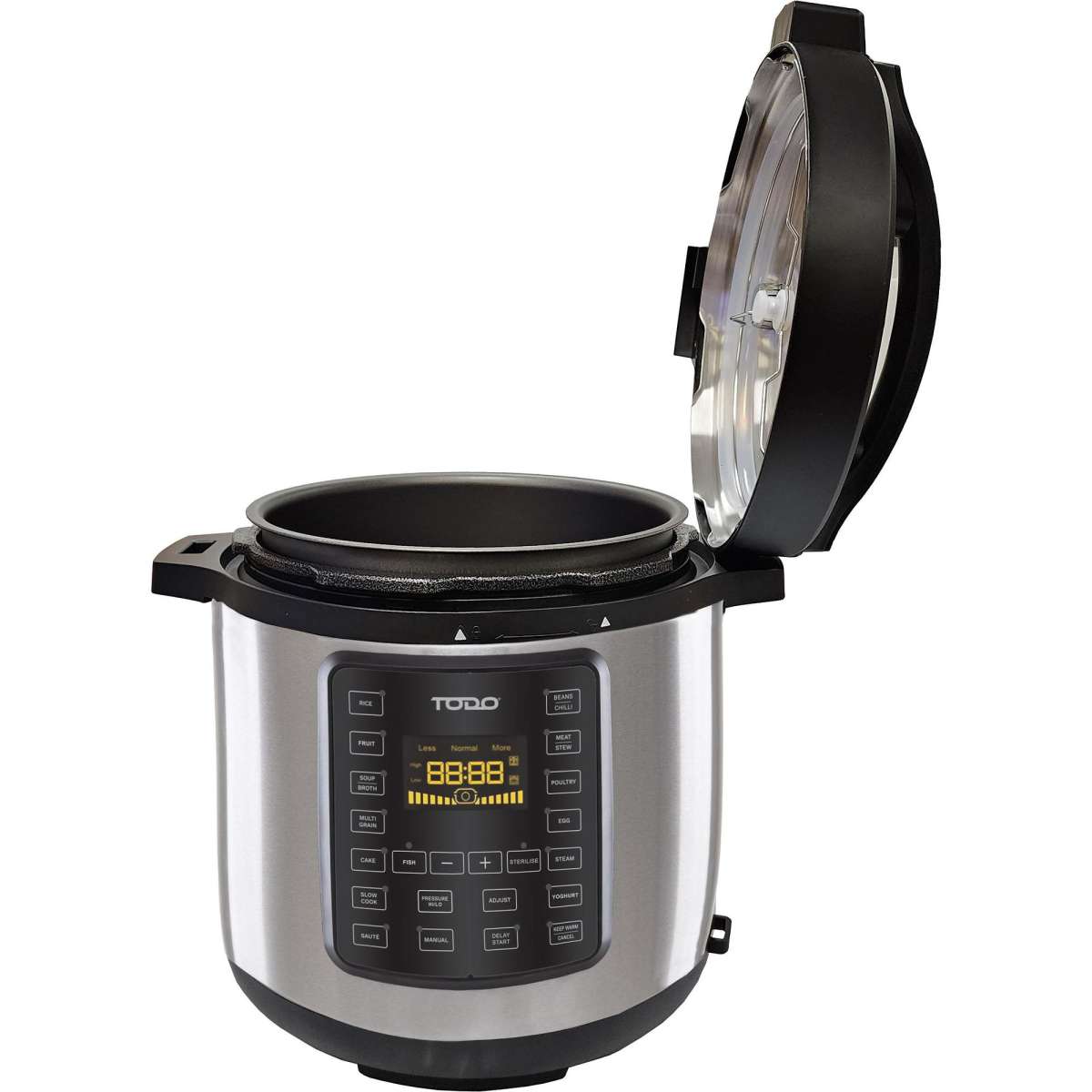 TODO 6L Electric Pressure Cooker 15 Preset Functions 1000W NonStick