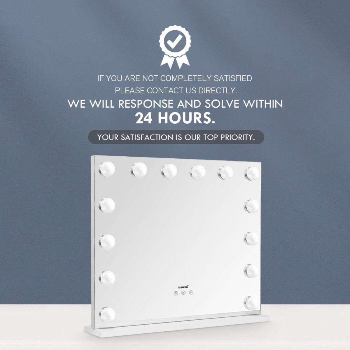 Maxkon Makeup Mirror Hollywood Style 14 LED Lighted Vanity Mirror