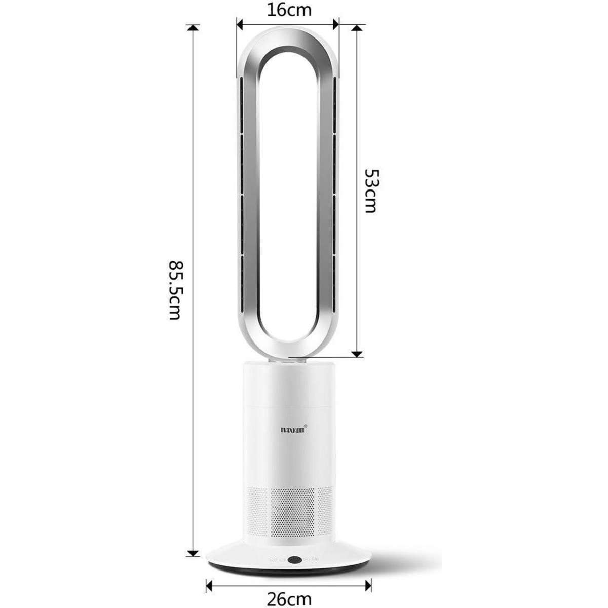 Maxkon Bladeless Tower Fan 2 In 1 Heater Cool Hot Oscillating Heating