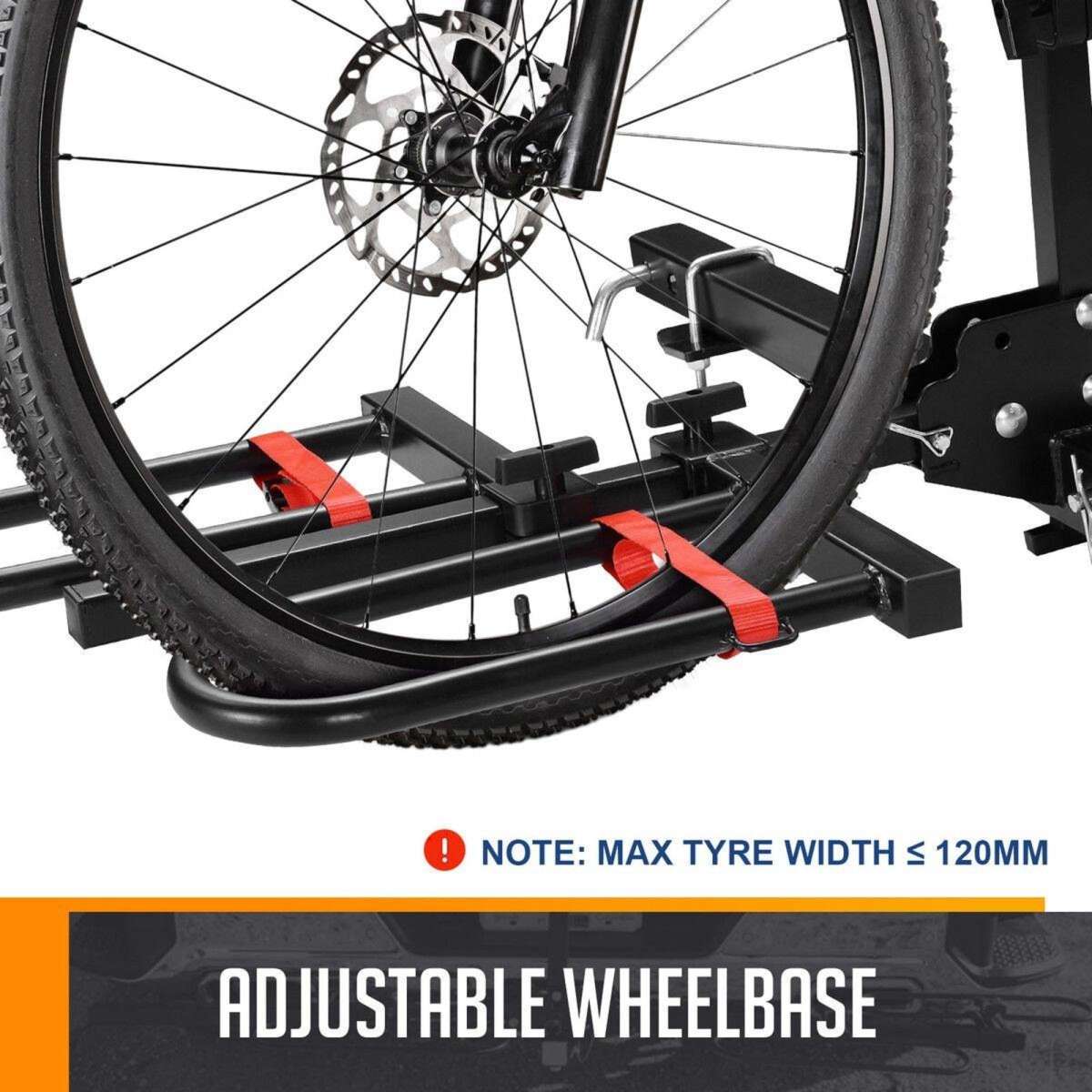 Shogun 2 Ebike Rack Electric Bicycle Carrier Hitch Rear Platform for Car SUV Foldable 2 Inch