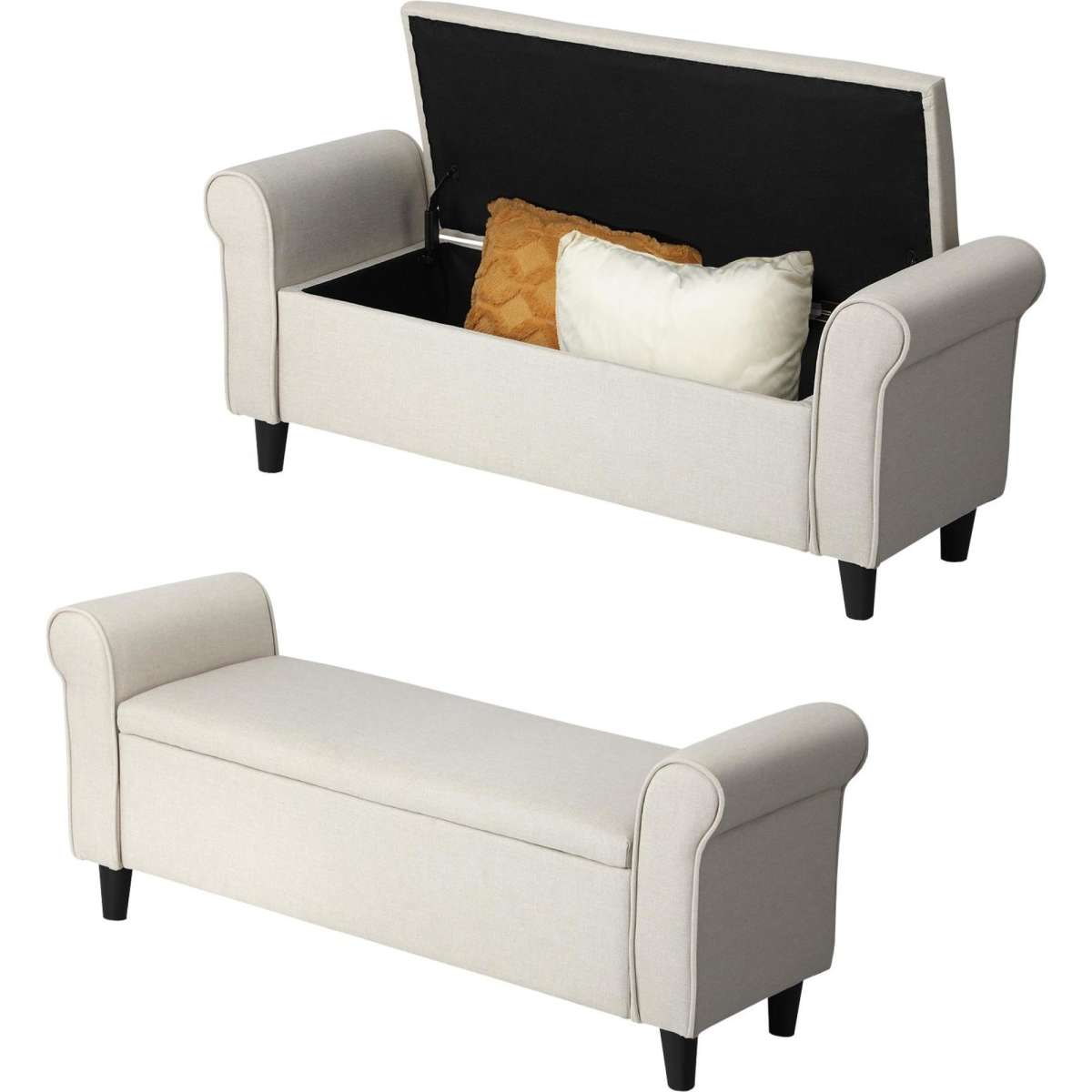 oikiture-storage-ottoman-blanket-box-linen-fabric-arm-foot-stool-couch