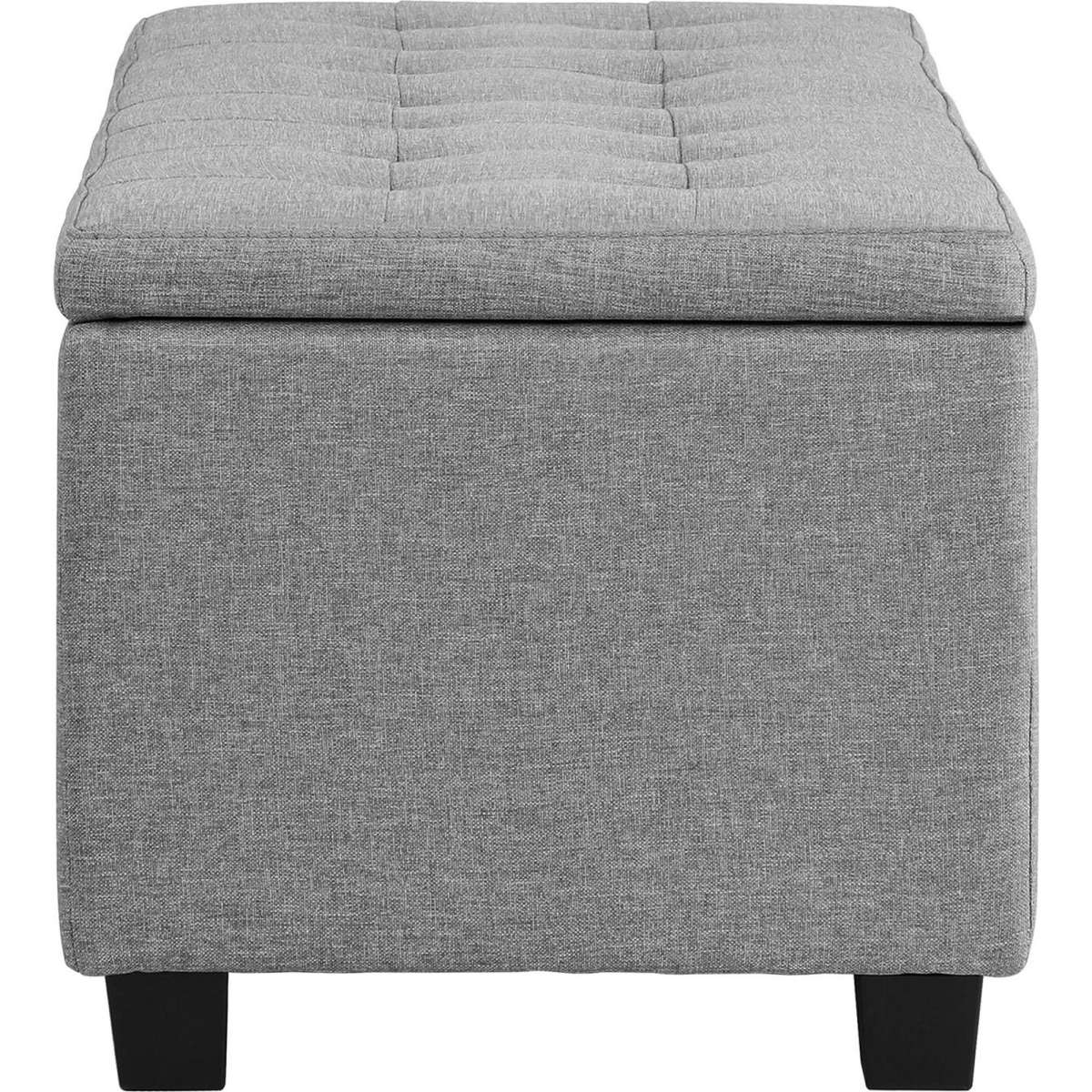 oikiture-storage-ottoman-blanket-box-faux-linen-chest-toy-foot-stool