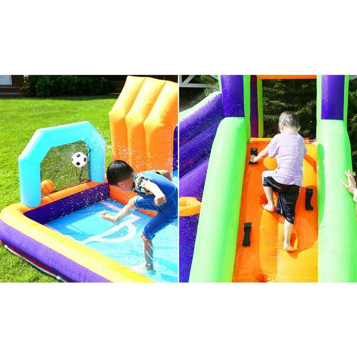 AirMyFun Inflatable Water Slide Bounce House Jumping Castle Park Play
