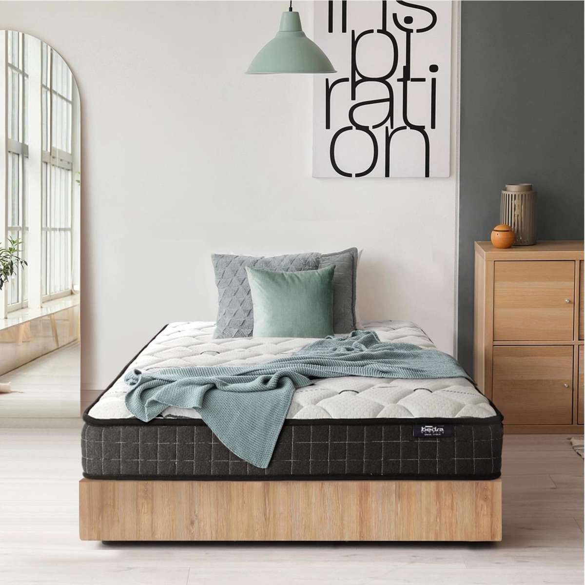 Bedra Bedding Single Mattress Bed Luxury Medium Firm Foam Bonnell ...