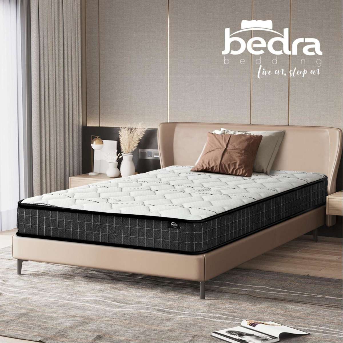 Bedra Bedding Single Mattress Bed Luxury Medium Firm Foam Bonnell ...