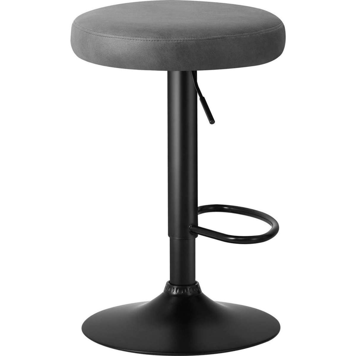 Oikiture Bar Stools Kitchen Stools Gas Lift Dining Chairs PU leather