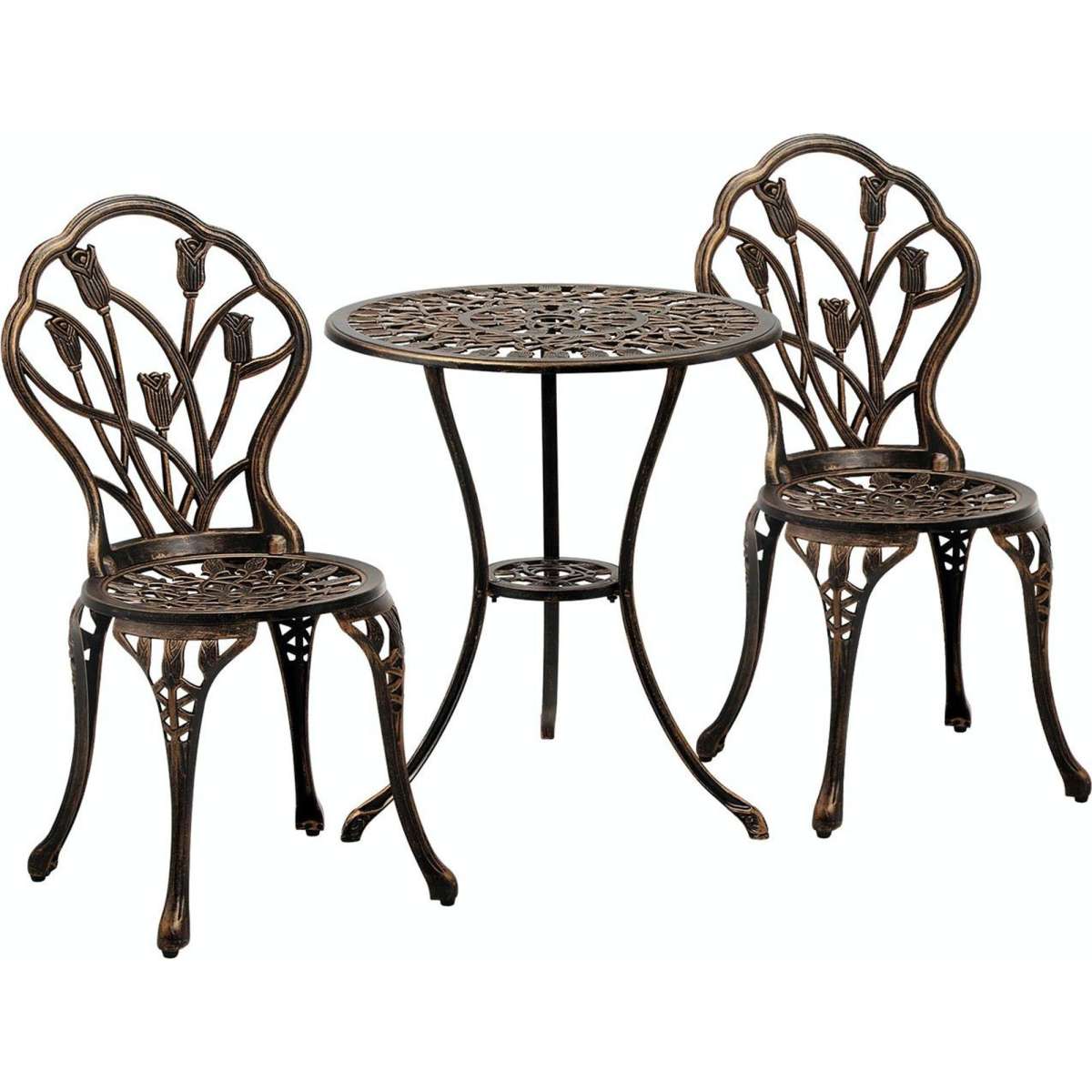 Livsip 3PCS Bistro Outdoor Setting Chairs Table Patio Dining Set ...