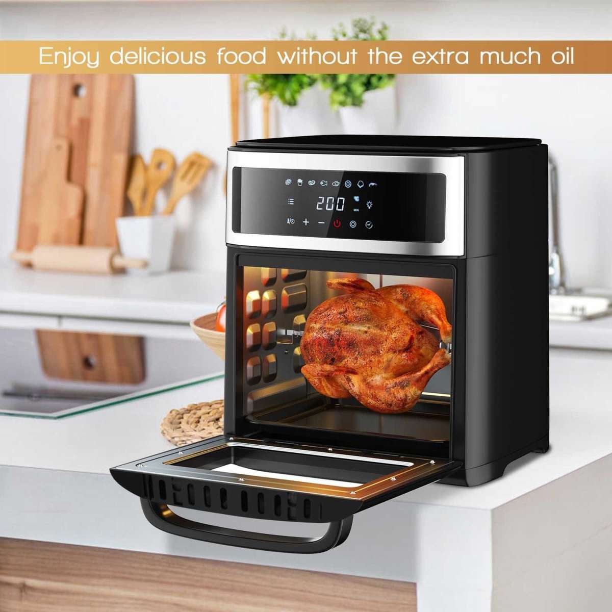 Costway Air Fryer Electric Oven Kitchen Healthy Cooker Woolworths