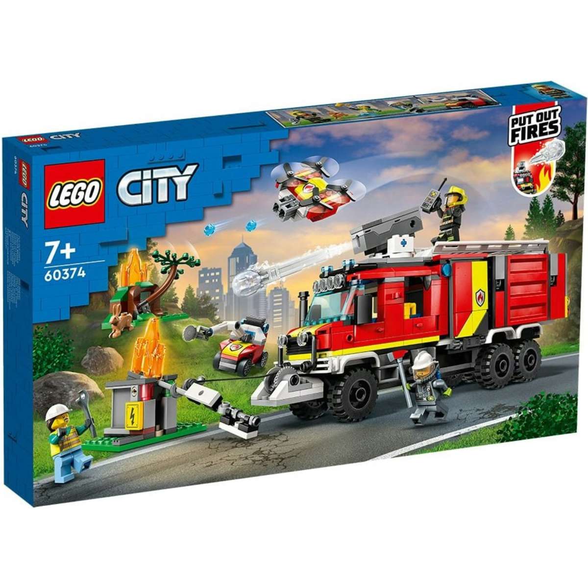 LEGO City Fire Command Truck 60374 1EA Woolworths