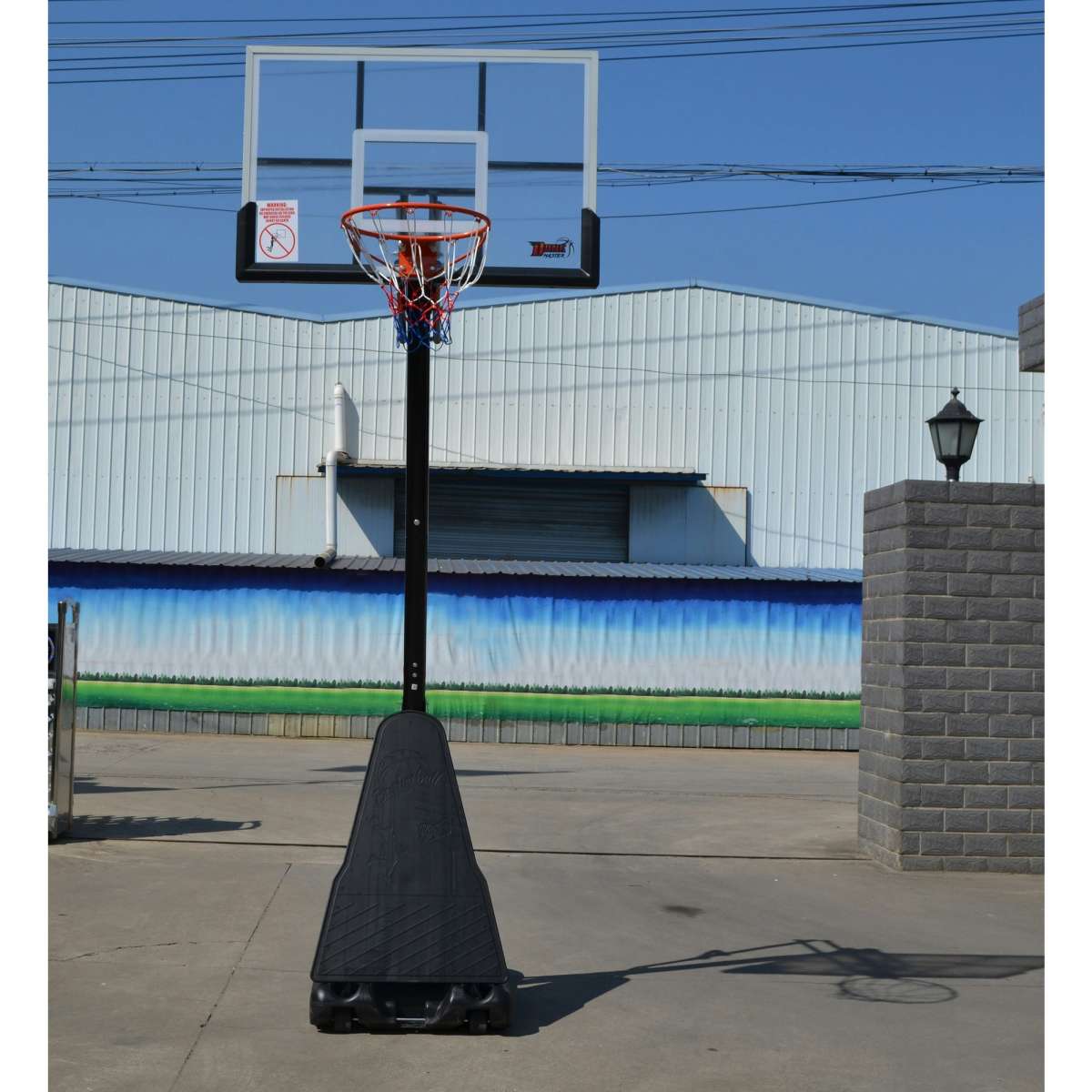 Fitness Master Adjustable Portable Heavy Duty Basketball Stand System