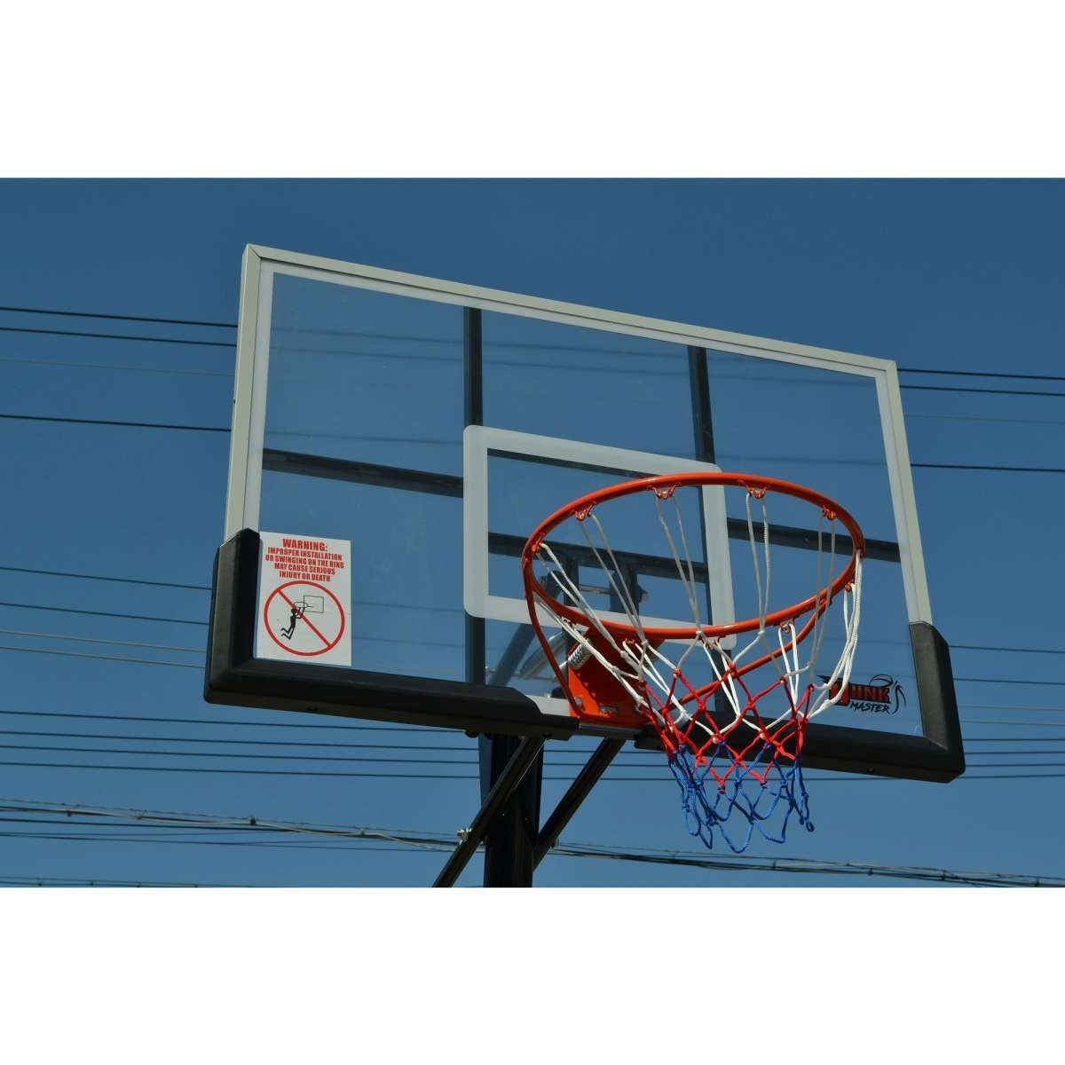 Fitness Master Adjustable Portable Heavy Duty Basketball Stand System