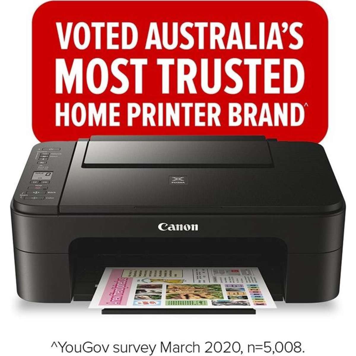 Canon Pixma Home AllInOne Printer TS3160 Black Woolworths