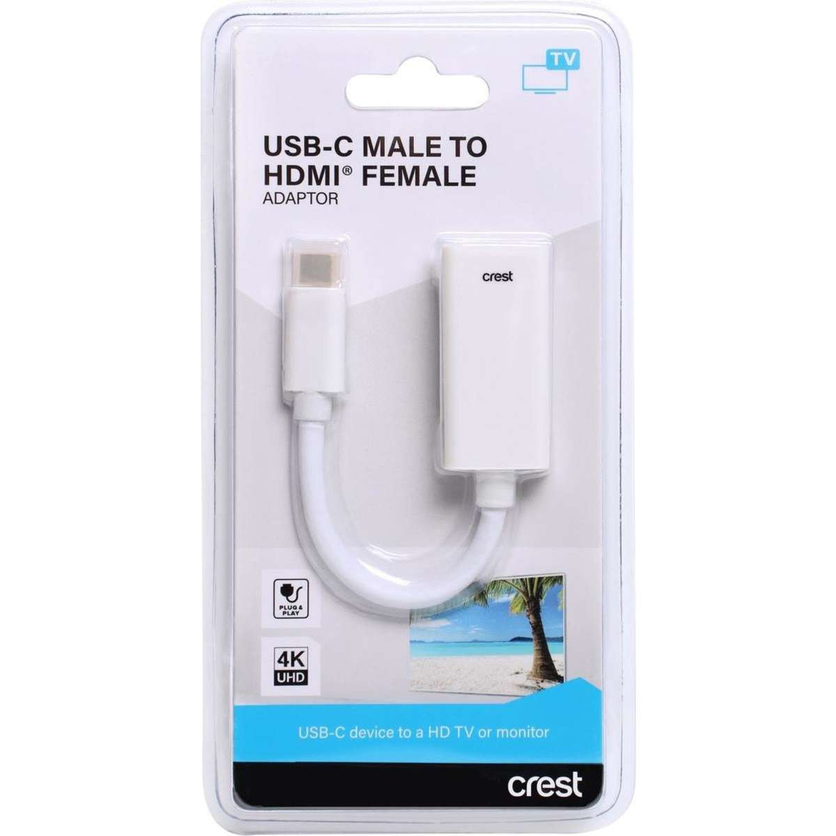 Crest USBC to HDMI Female Adaptor Woolworths