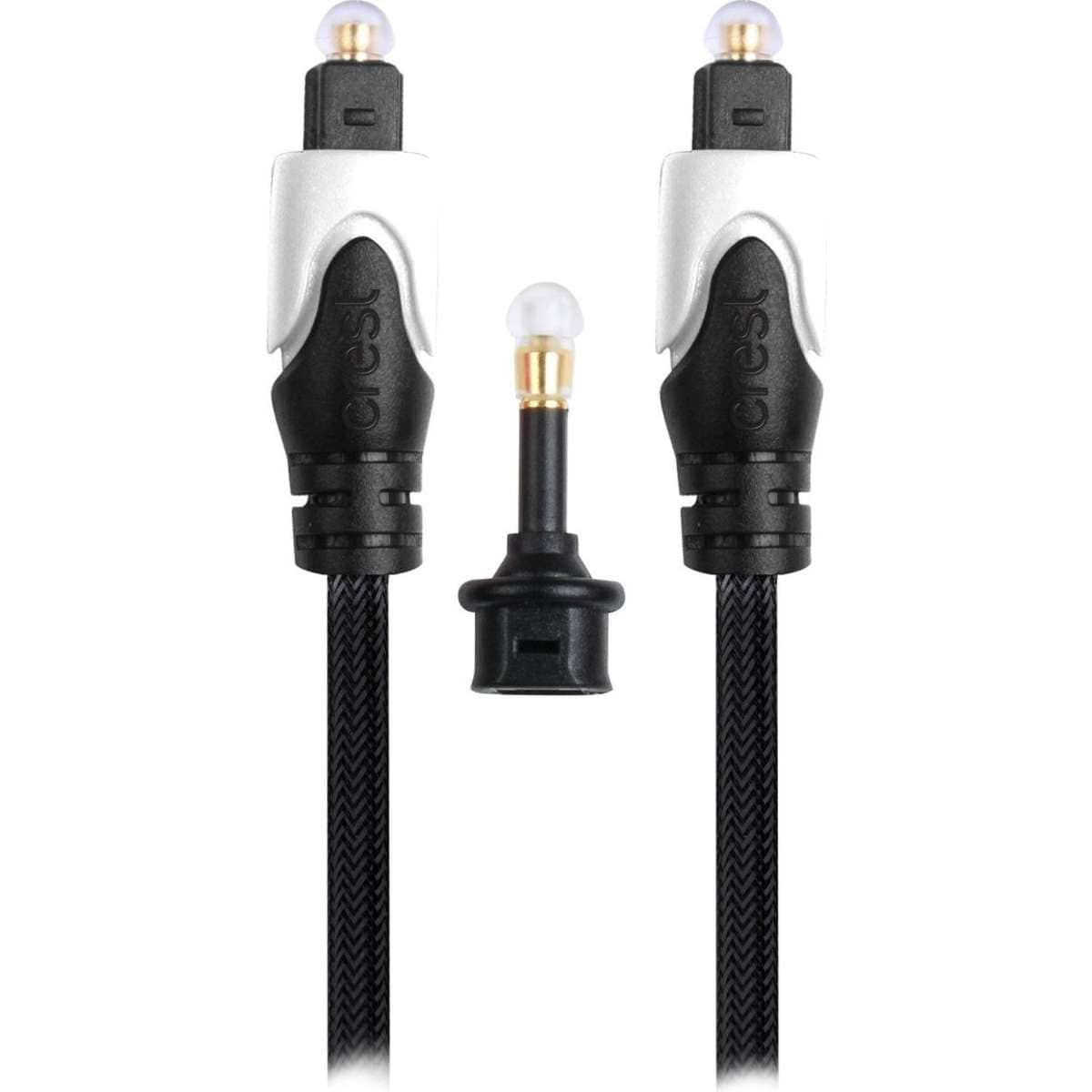 Crest Digital Audio Toslink to Toslink Cable 3m Black Woolworths