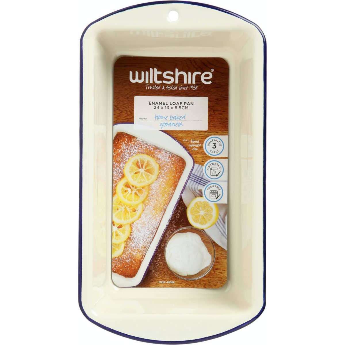 Wiltshire Enamel Loaf Pan 22Cm Woolworths