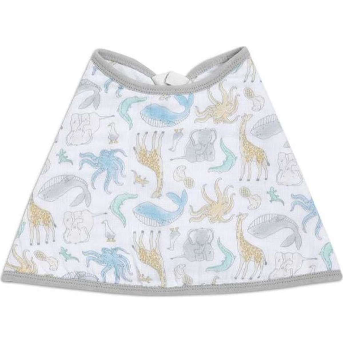 Aden & Anais Natural HistorySpecies Cotton Baby Burpy Bib 2PK Woolworths
