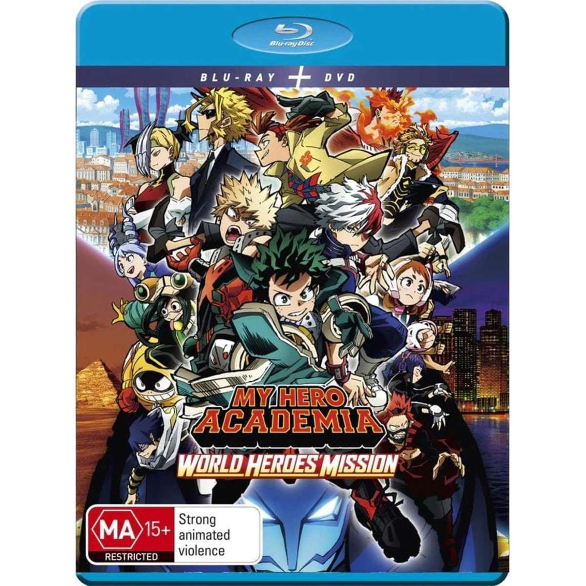 Crunchyroll My Hero Academia: World Heroes' Mission(Blu-ray+DVD)