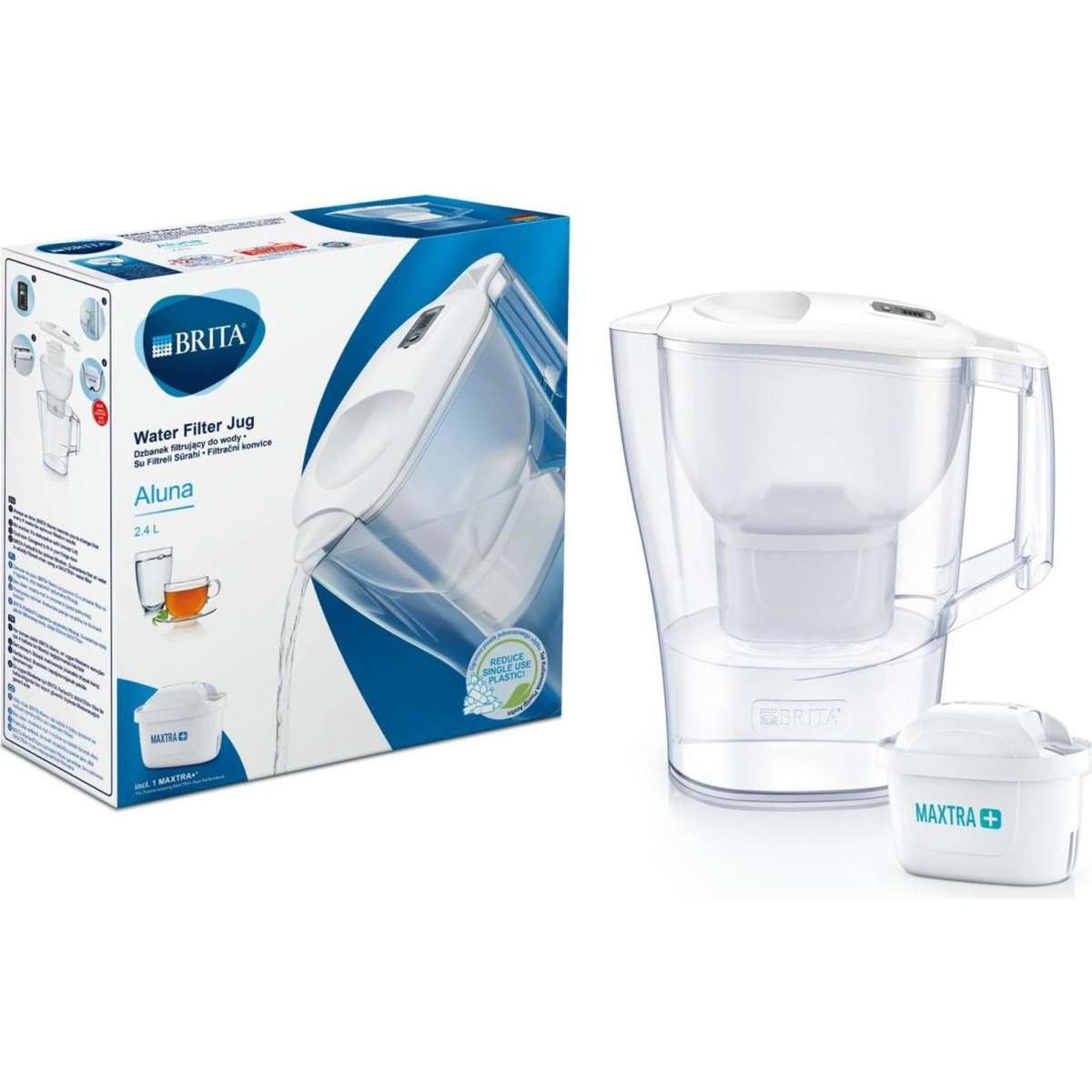 BRITA Aluna 2.4L Water Filter Jug White Woolworths