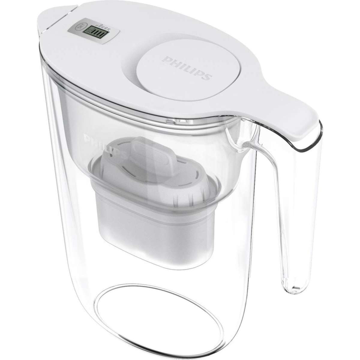 Philips Medium Water Filter Jug with Timer 2.6L Woolworths