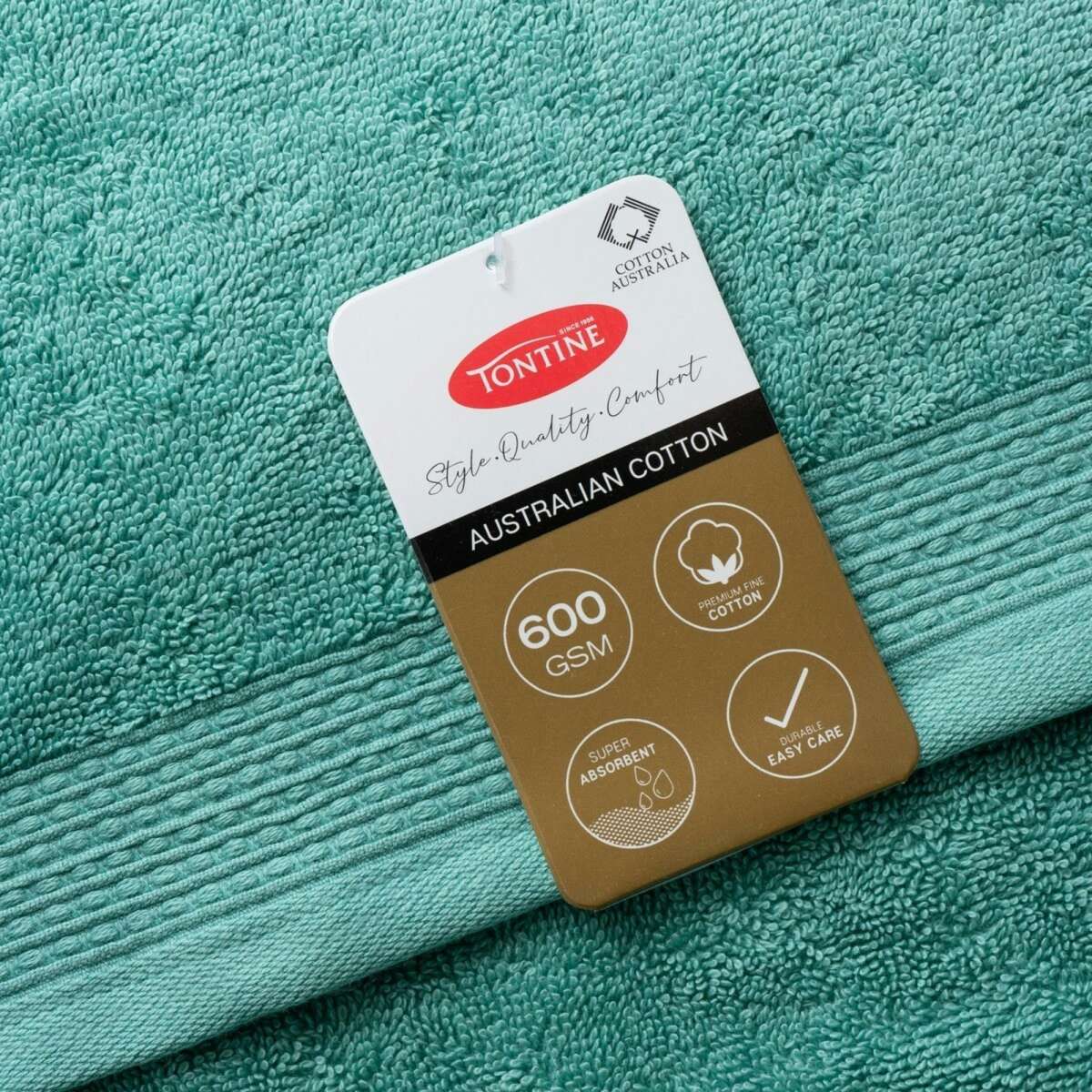 Tontine Australian Cotton Bath Towel Sea Woolworths
